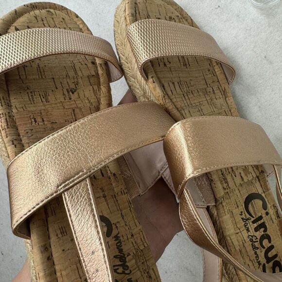Circus Sam Edelman Maypol Rose Gold Espadrille Sandal Shoe‎ Women’s Size 10 - Picture 12 of 12